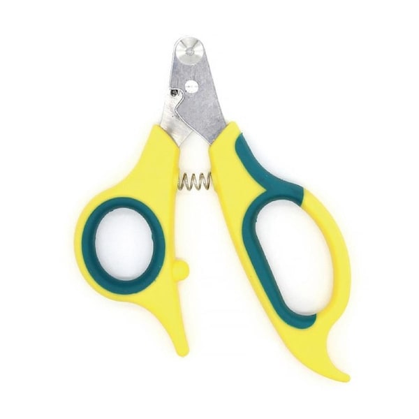 Pet Nail Clipper The Worry-Free Grooming Nail Clippers for Cats Birds Reptiles and Small Animals-Yellow