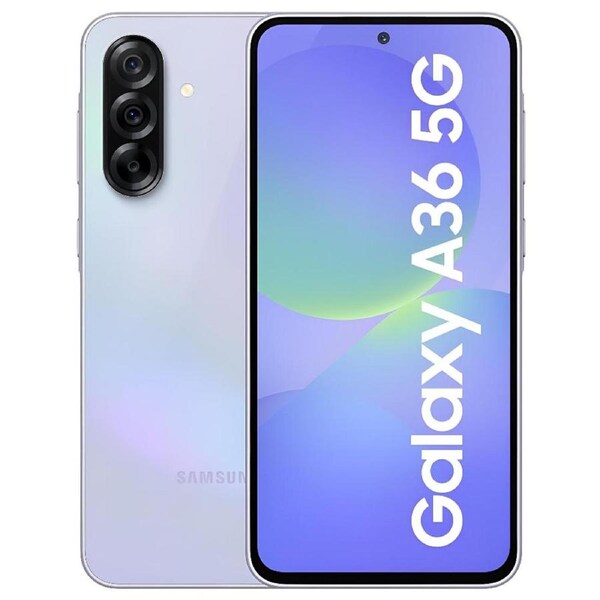 Samsung Galaxy A36 5G (6.7-inch, 6GB RAM+128GB Storage) - Lavender