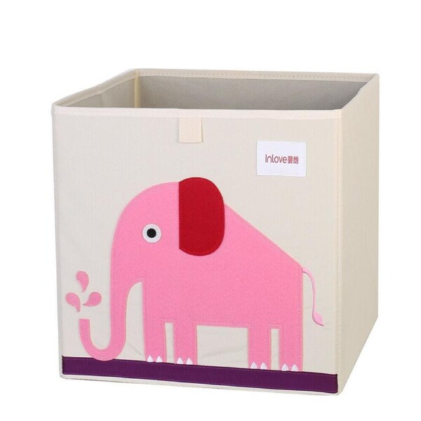 Foldable Folding Kids Storage Cube Storage Box Bookcase Cube Toy Organiser