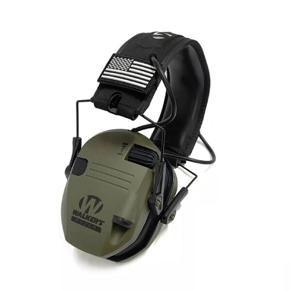 Hearing Muffs Hunting Ear Protection Electronic Earmuff Shooting Green