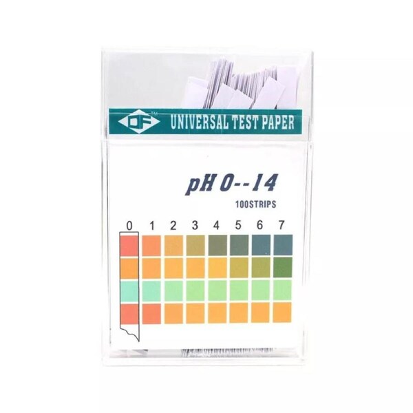 Saliva Litmus Paper Kit Sticks Alkaline Acid Urine 100PCS Test Strips pH 0-14