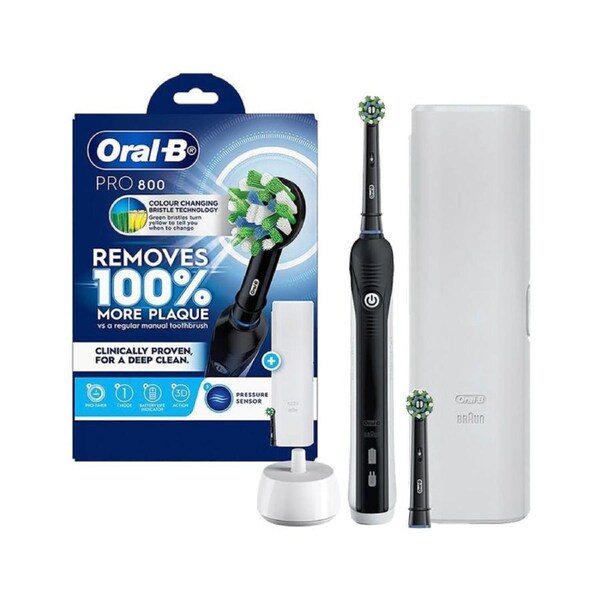 Oral-B Electric Toothbrush - Cordless Teeth Tooh Brushing - 3D Cleaning 3 Brushing Modes - Travel Case and Charger