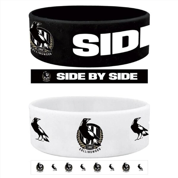 AFL: Collingwood - Set Of 2 Wrist Bands