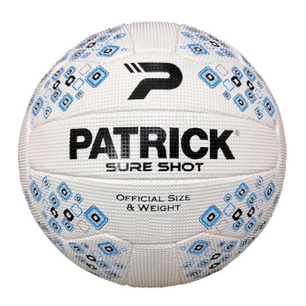 Patrick Netball Sure Shot Blue / Black / Silver - Size 5
