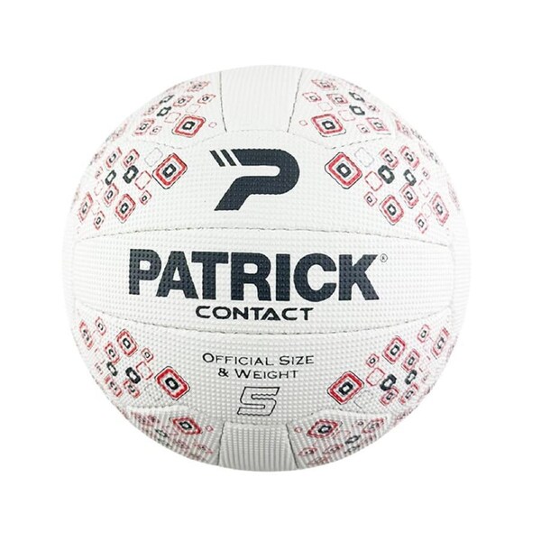 Patrick Netball Contact Red / Black / Silver - Size 5