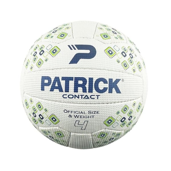 Patrick Netball Contact Navy / Lime / Aqua - Size 4