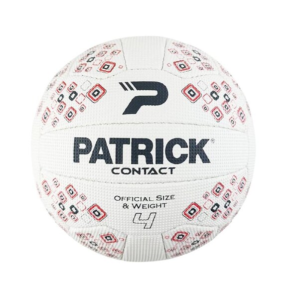 Patrick Netball Contact Red / Black / Silver - Size 4