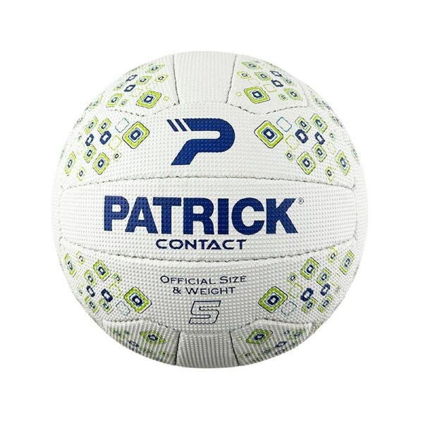 Patrick Netball Contact Navy / Lime / Aqua - Size 5