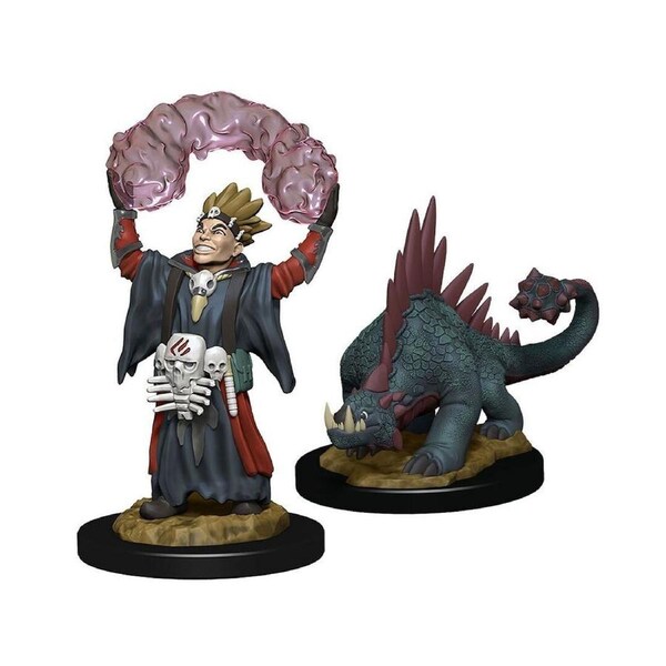 Wardlings Boy Warlock & Lizard Figure Kids/child Toy 14cm 14y+