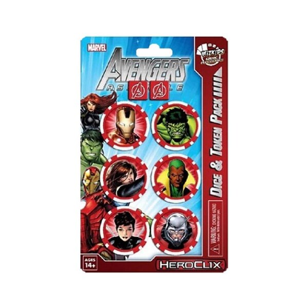 Heroclix Marvel Avengers Assemble Iron Man Dice Pack Kids Toy 14y+