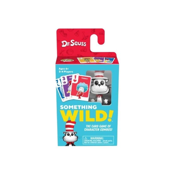 Dr Seuss Something Wild Multiplay Card Game W/ Pop Figure Kids Toy 6y+