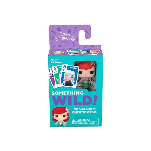 Disney Princess Ariel Something Wild Card Game W/ Pop Figure Kids Toy 6y+
