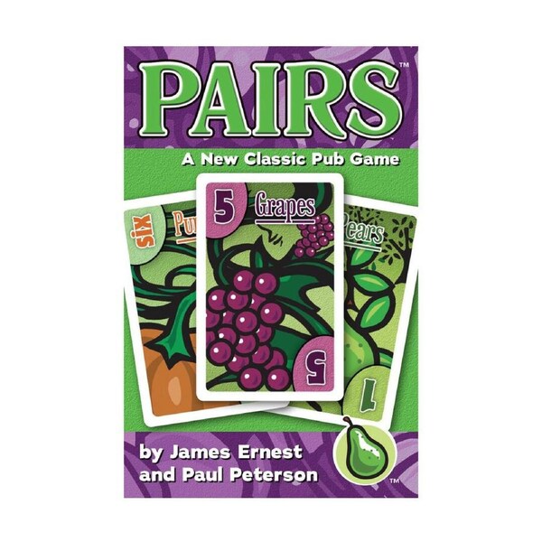 Cheapass Games Pairs Casslic Pub Kids/family Fun Card Game Fruit Edition
