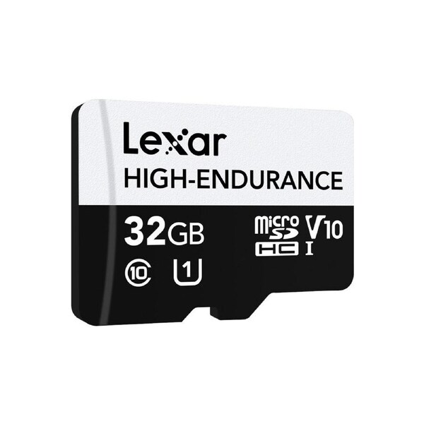 Lexar High-Endurance microSDXC UHS-I cards 32G up to 100MB/s read, up to 30MB/s write