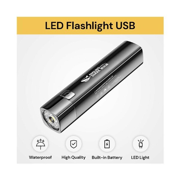 Hand Cranking Solar Powered Rechargeable Flashlight Emergency LED Flashlight Quick Snap Clip Backpack Flashlight Torch