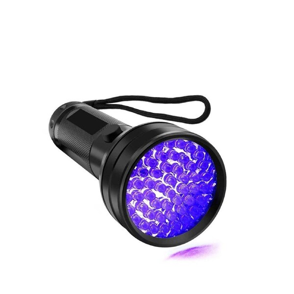 UV Flashlight Black light UV Lights, 51 LED Ultraviolet Blacklight Pet Urine Detector For Dog/Cat Urine Lighting tools
