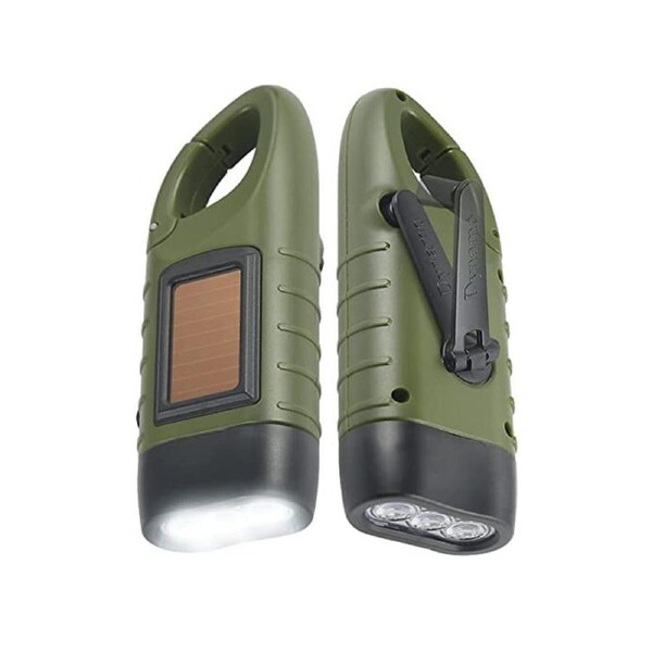 Rechargeable LED flashlight Portable USB flashlights with strong light (gray)