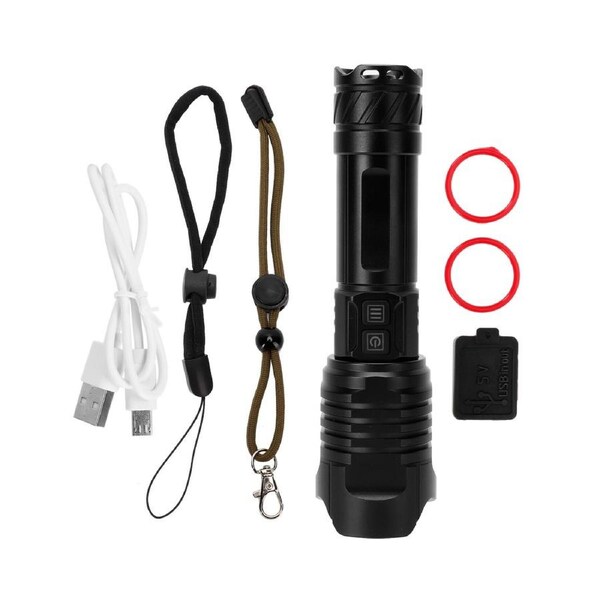 LED+COB Ultraviolet Cleaning Light USB Rechargeable Magnetic Rotational Folding Work Light