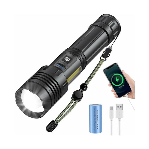 Y40 Purple Light Flashlight High Power LED 365NM UV Torch Light For Oil Contamination Detection Jewelry Identification