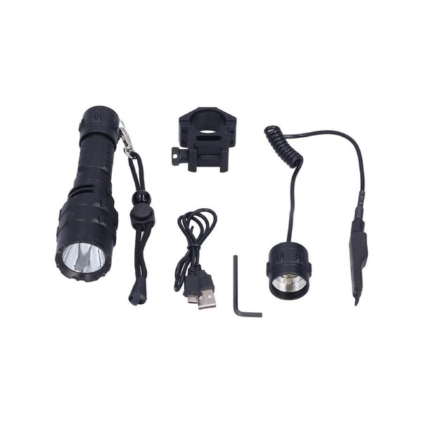 Rechargeable LED Flashlights 30W 5 Light Modes Aluminum Alloy Super Bright Waterproof Flashlights for Outdoor Camping
