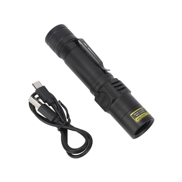 Outdoor Camping Solar Energy Super Bright LED Torch Light Searchlight Flashlight Black