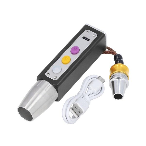 Portable Handheld Super Bright LED USB Rechargeable Flashlight 3 Modes Dimming for Camping