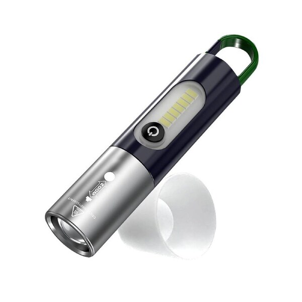 RGBW Flashlight IPX5 Waterproof 4 in 1 4 Colors Lighting 100-200m Range Multi Function Flashlight for Mountaineering