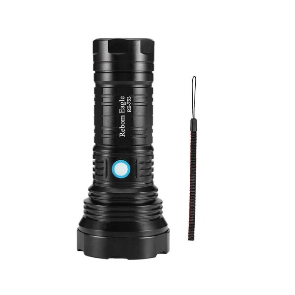 Super-powerful USB-rechargeable LED torch for emergency camping at home