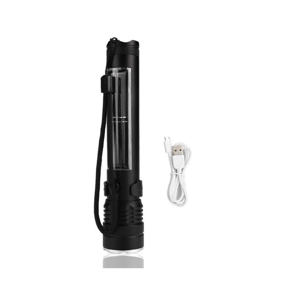 Keychain Flashlight Long Range Super Bright LED Flashlight USB Rechargeable Mini Flashlight for Outdoor M300 Non Fluorescent Transparent