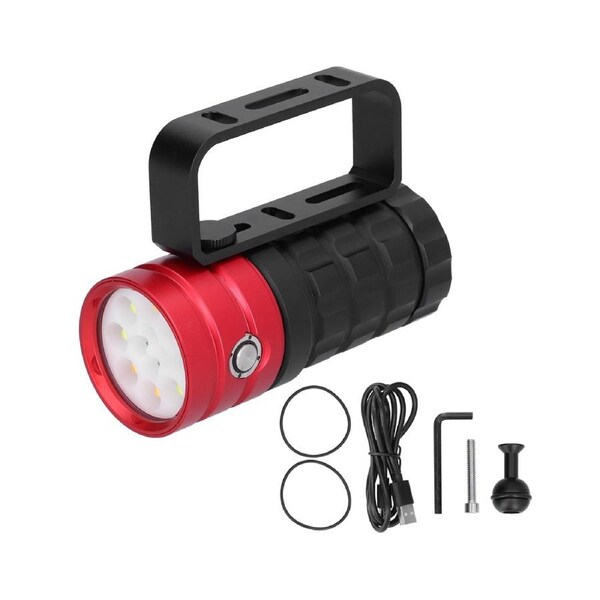 Mini Powerful Flashlight High Luminous Flux 2000lm Bright USB C Rechargeable LED 6 Modes IPX4 Waterproof Tail Magnet