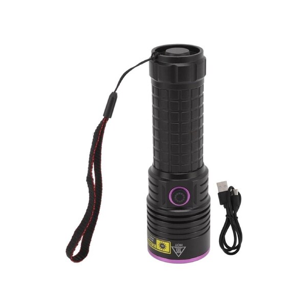 Useful Colorful Portable Aluminum Alloy Mini LED Flashlight Torch Light Keychains(black)