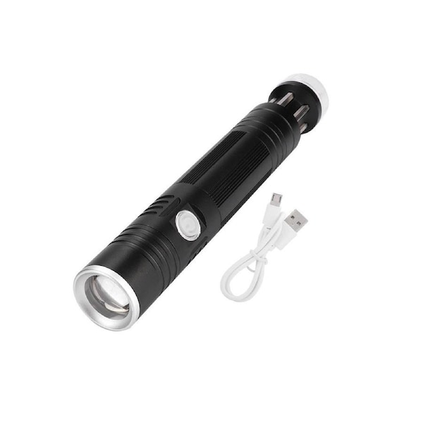 T40 Super Bright Flashlight USB Rechargeable Mini Flashlight for Camping Hiking Emergency