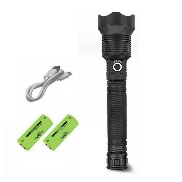 110000LM 3 Mode Zoom Flashlight LED Torch