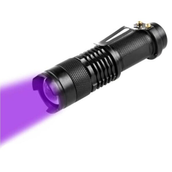UV Ultra Violet LED Flashlight Blacklight Light Inspection Lamp Torch 365nM - 1pc