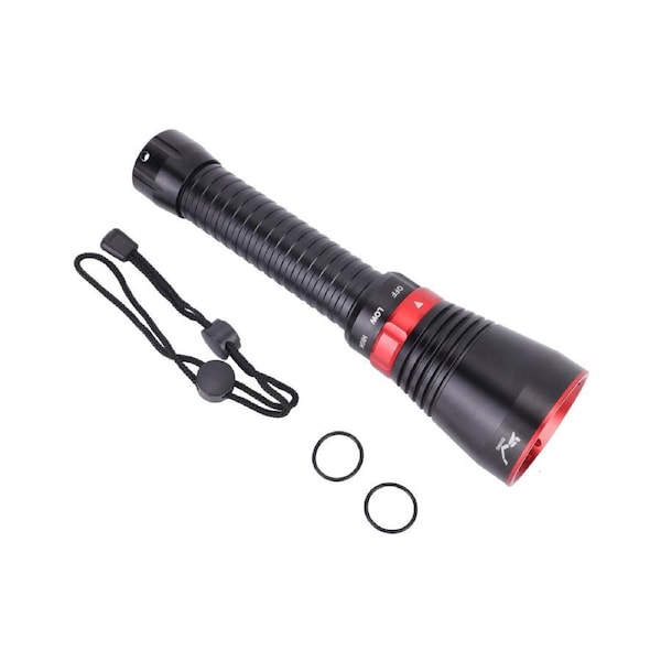 Professional Underwater Flashlight 5000LM Lighting Diving Fill Light IPX8 Waterproof Dive Torch for Fishing