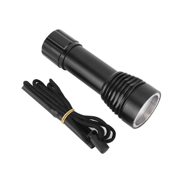 Portable High Bright LED Flashlight USB Rechargeable Torch Light with Magnet for Camping Green