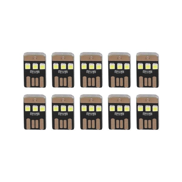 Rechargeable COB LED Flashlight Hand Pocket Pen Work Light with Magnetic Rotating Clip Black