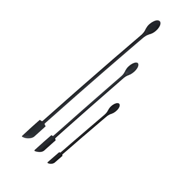 3Pcs/Set Scraper Food-grade Safe Silicon Non-stick Kitchen Scraper for Home-Black