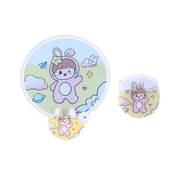 Cute Hand Fan Various Styles Folding Fan Creative Gift-Yellow - Yellow