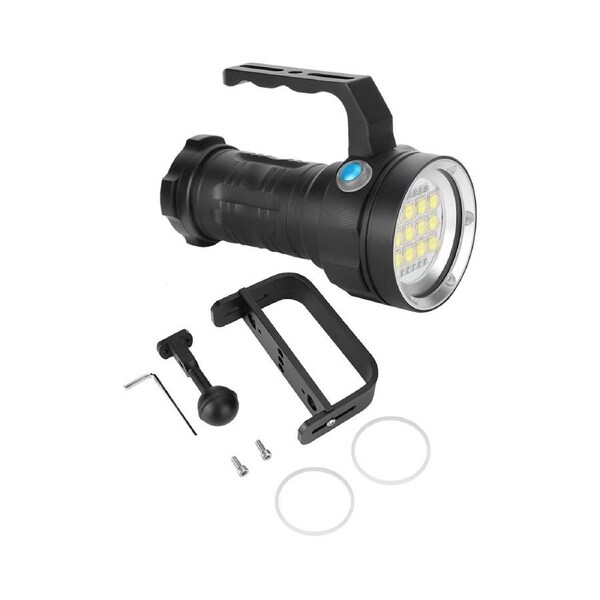LED Searchlight Spotlight USB Rechargeable Hand Torch Work Light Lamp