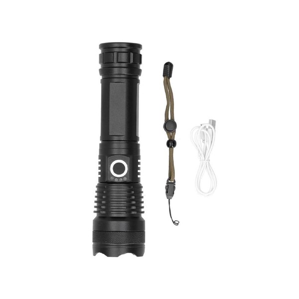 Scuba Diving Flashlight 8000LM LED IPX8 Waterproof Diving Torch Flashlight with 3 Lighting Modes for Underwater Activities