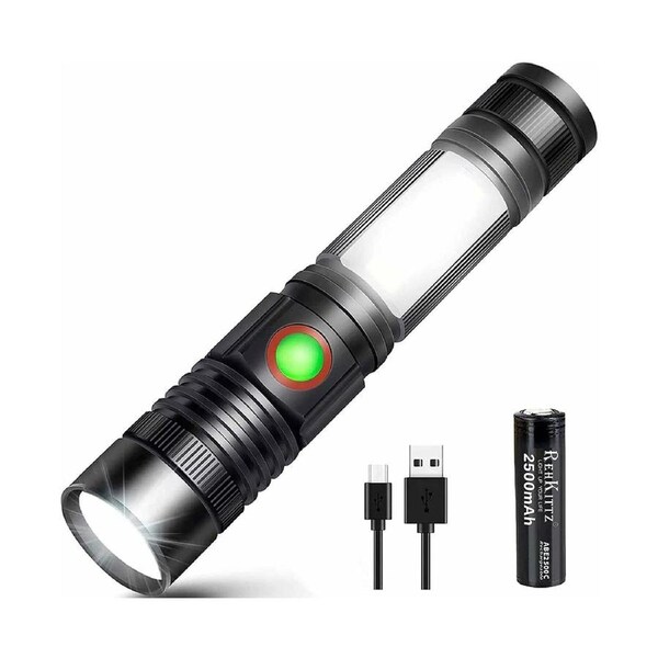Flashlights Aluminium Alloy Zoomable Super Bright LED Pocket Flashlights for Outdoor Camping Emergency