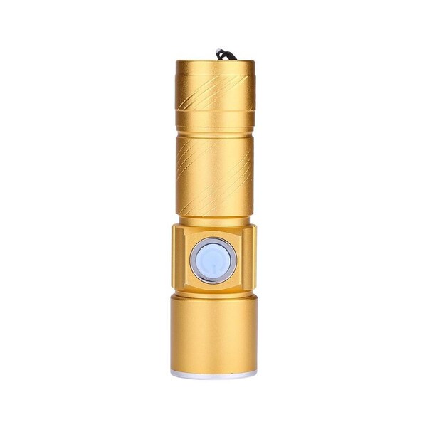 High Bright USB Rechargable Pocket Torch LED Flashlight for Outdoor Camping Emergency