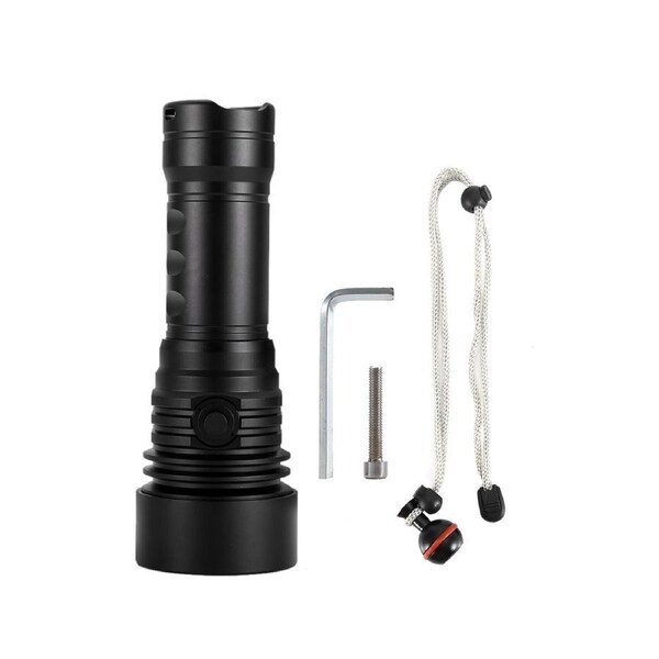 Mini Flashlight, USB Rechargeable Flashlights, Mobile Power Flashlight Built-in Battery—Black