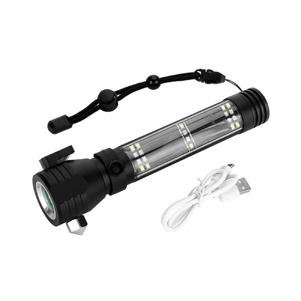 Upgraded 100 LED Flashlight Black UV Light Ultraviolet Torch with Protective Glasses