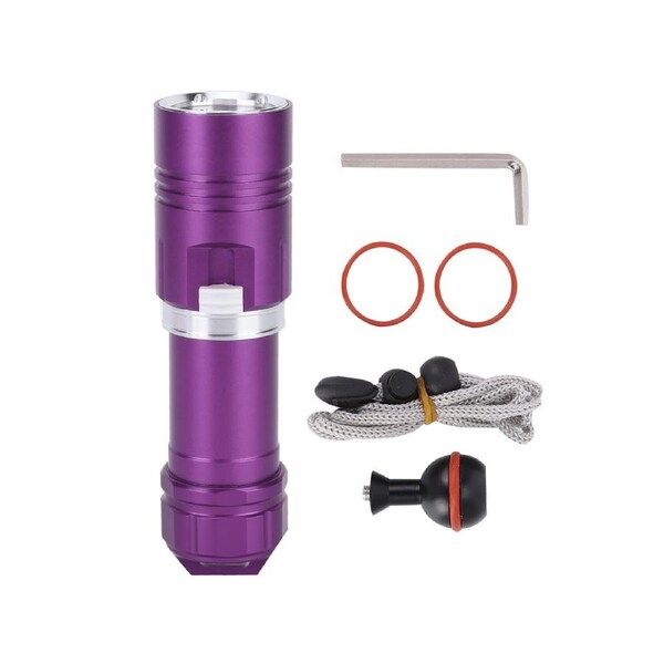 Hand Crank Solar Powered Rechargeable Flashlight Emergency LED Flashlight Quick Snap Clip Backpack Flashlight