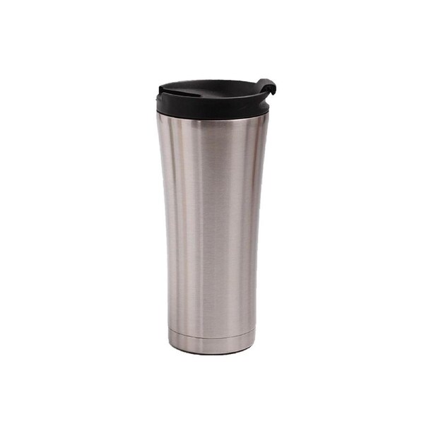 Stainless Steel Vacuum Insulated with Lid Double Layer Travel Mug Water Cup-Stainless Steel