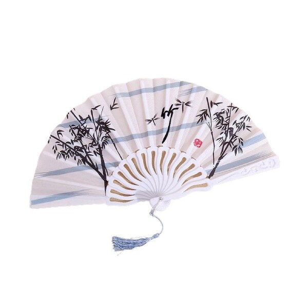 Folding Fan Glossy Texture Handheld Fan Home Supply-C - C