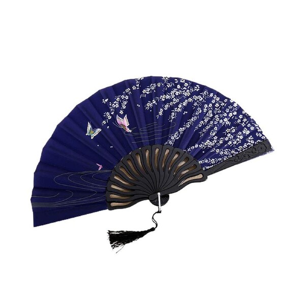 Folding Fan Glossy Texture Handheld Fan Home Supply-Q - Q