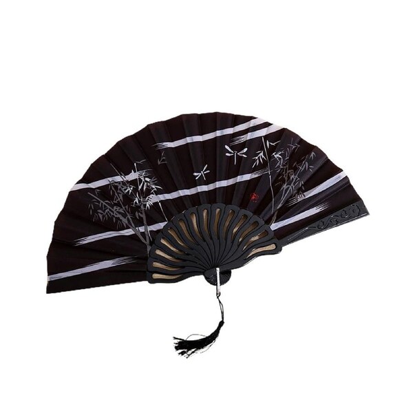 Folding Fan Glossy Texture Handheld Fan Home Supply-R - R